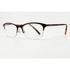 DKNY DK3000 210 BROWN METAL AUTHENTIC EYEGLASSES FRAMES 50-17-135